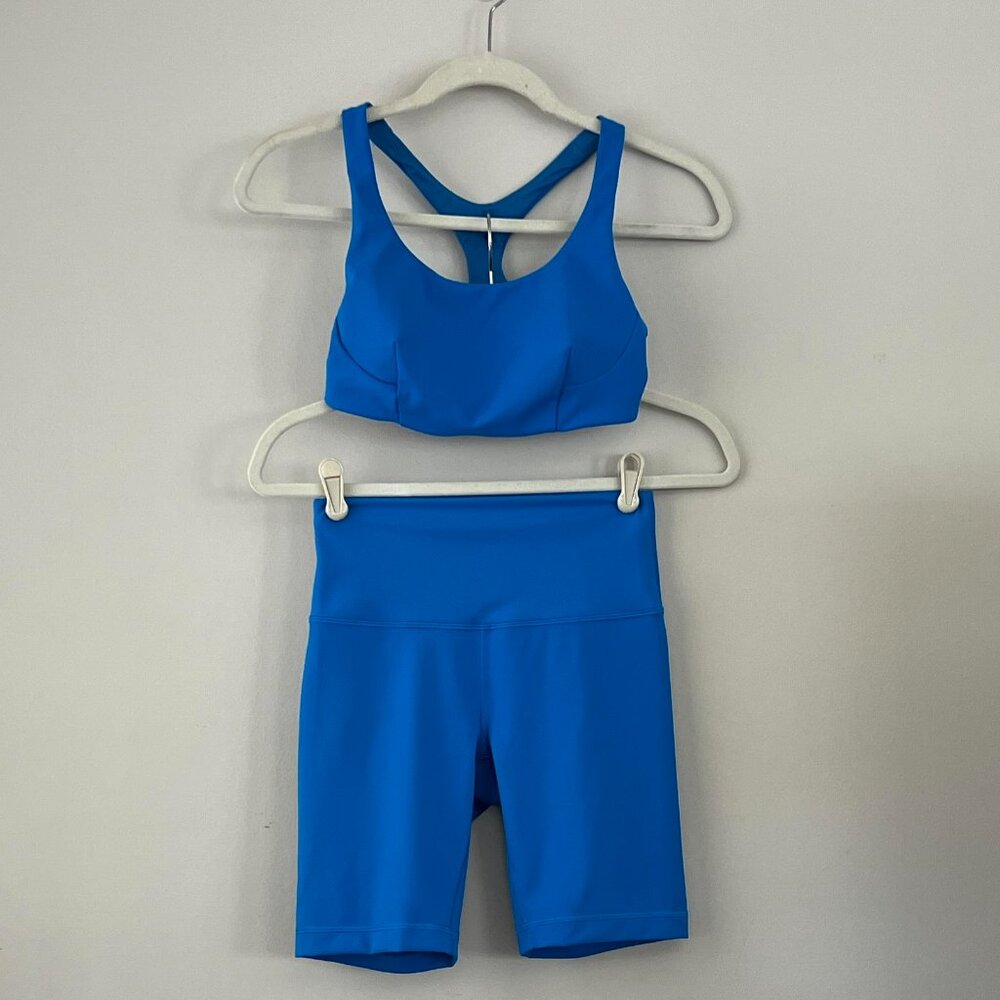 Lululemon WUNDER TRAIN BRA *MEDIUM SUPPORT, Blue